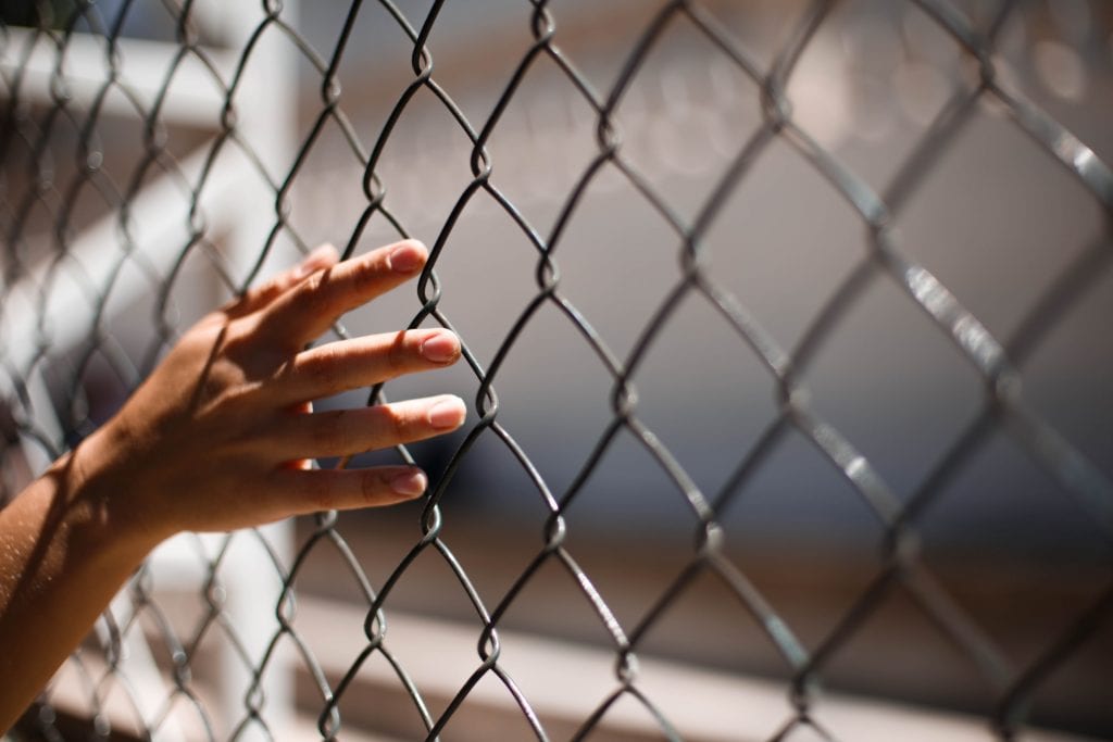 administrative segregation in prison image chainlink fence